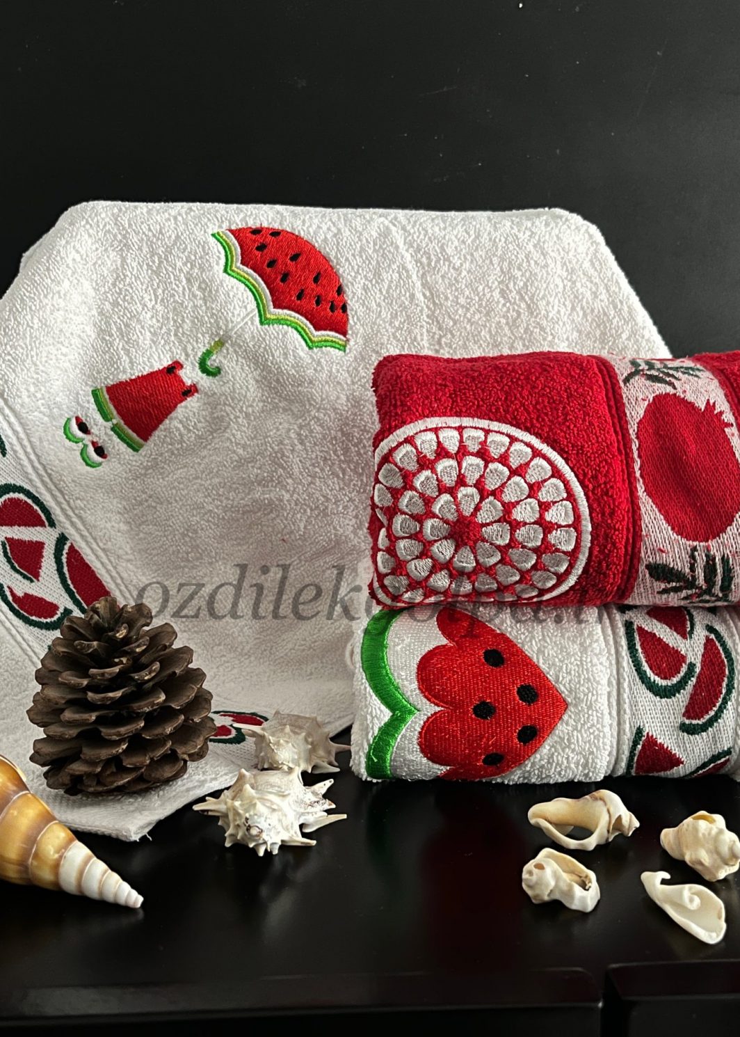 حوله دستی برند نارین ساپ NarinSap طرح یلدا سایز 80*40