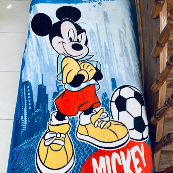 پتو ژله ای مسافرتی یکنفره طرح میکی موس Mickey Mouse سایز 160*220