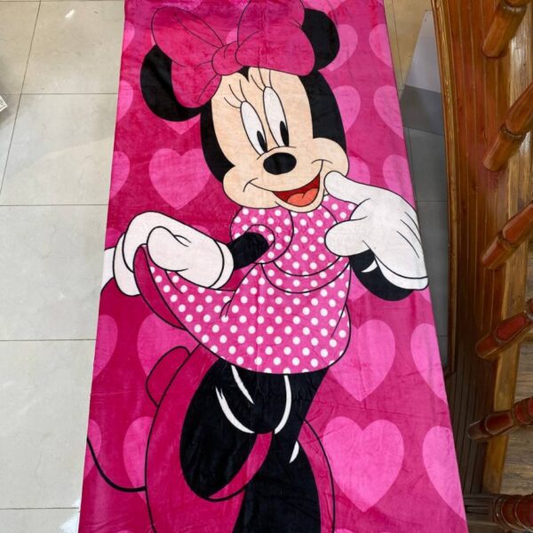 پتو ژله ای مسافرتی یکنفره طرح میکی موس Mickey Mouse سایز 160*220