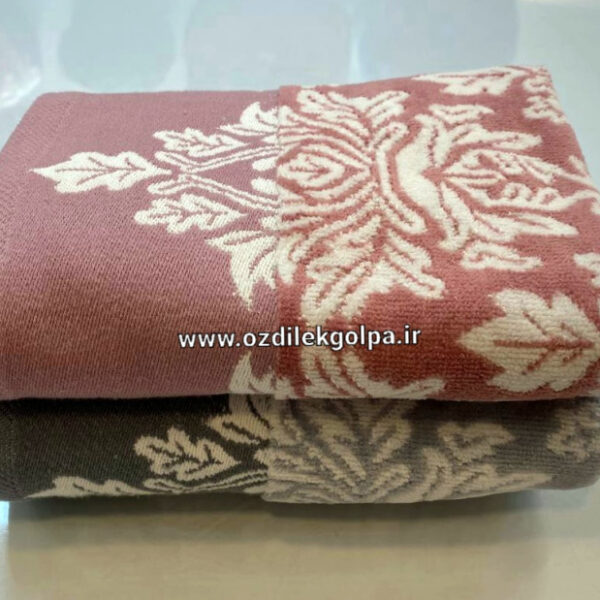 حوله دستی نخ رنگی برند آذریس تبریز کلاریس Claris سایز 40×80