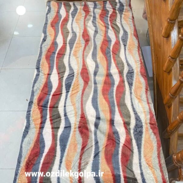 پتو یکنفره دو لایه پشت تدی طرح اسپرت برند پریسان مدل 15 سایز 160 در 220
