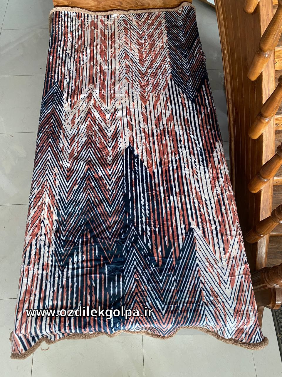 پتو یکنفره دو لایه پشت تدی طرح اسپرت برند پریسان مدل 2 سایز 160 در 220