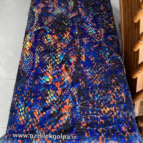 پتو یکنفره دو لایه پشت تدی طرح اسپرت برند پریسان مدل 10 سایز 160 در 220