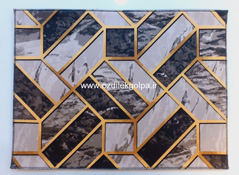 پادری برند تاپ مت Top mat مدل مخمل دیجیتال پشت چرم سایز 70*50