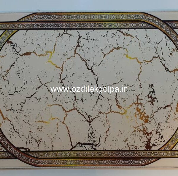 پادری برند تاپ مت Top mat مدل مخمل دیجیتال پشت چرم سایز 70*50