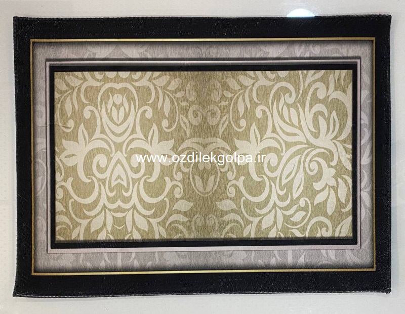 پادری برند تاپ مت Top mat مدل مخمل دیجیتال پشت چرم سایز 70*50