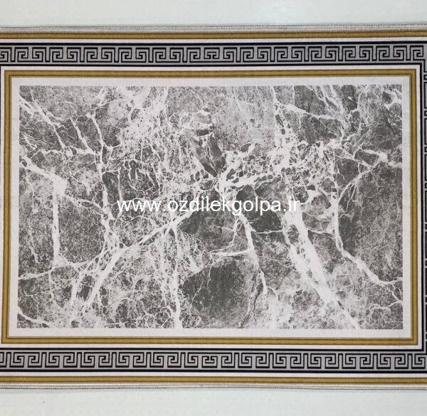 پادری برند تاپ مت Top mat مدل مخمل دیجیتال پشت چرم سایز 70*50