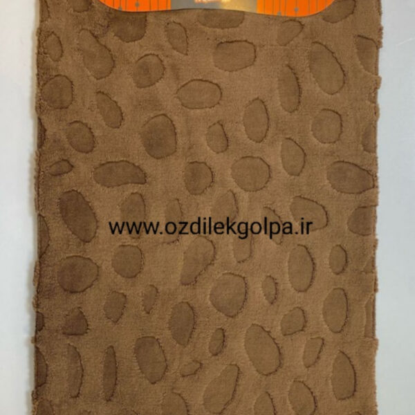 پادری مدل فندی برند تاپ مت Topmat رنگ قهوه ای سایز 80*50 پشت دات سنگی