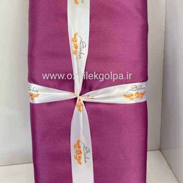 روبالشی ساتن - ابریشم ابعاد 50*70 رنگ بنفش تعداد 2 عدد