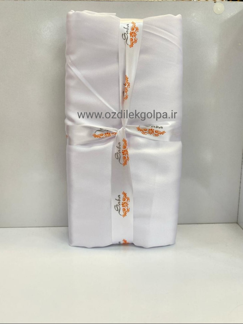 روبالشی ساتن - ابریشم ابعاد 50*70 رنگ سفید تعداد 2 عدد