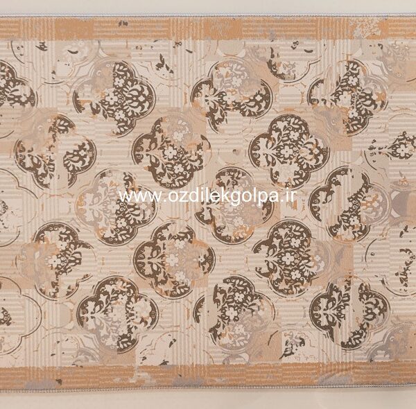 پادری برند تاپ مت Top mat مدل مخمل دیجیتال پشت چرم سایز 70*50