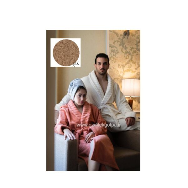 حوله پالتویی برند نارین ساپ NarinSap مدل میرای رنگ کاپو سایز M _ L _ XL