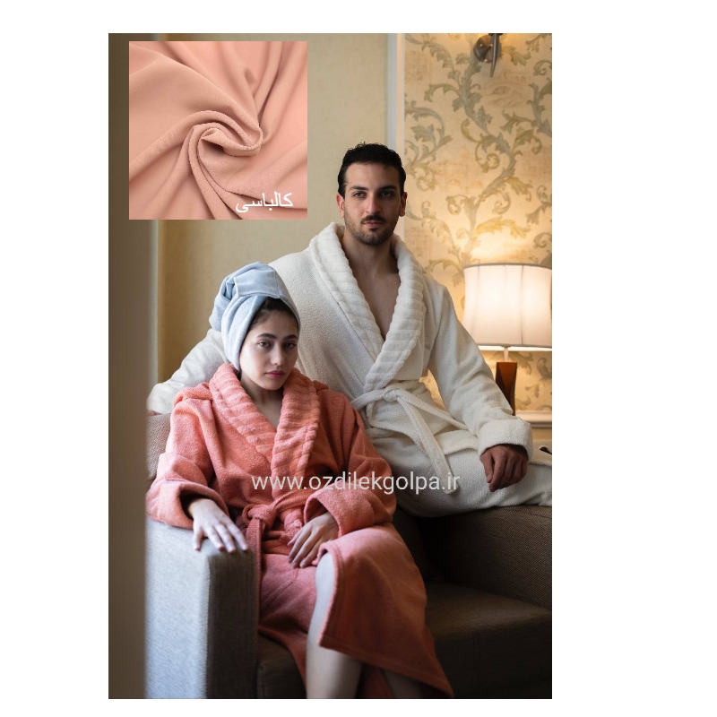 حوله پالتویی برند نارین ساپ NarinSap مدل میرای رنگ کالباسی سایز M
