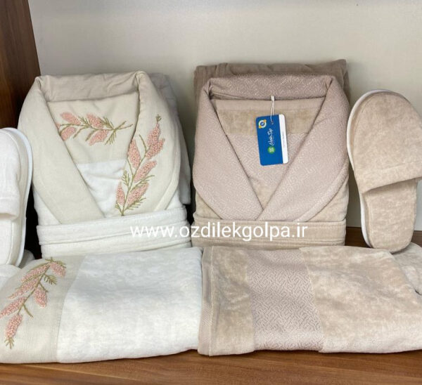 سرویس حوله دوقلو برند نارین ساپ NarinSap مدل ecco